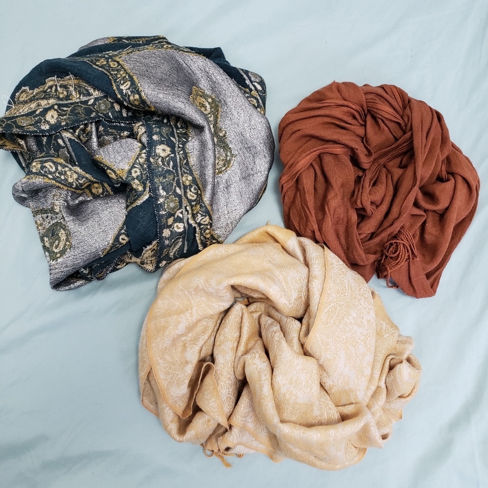 Three Scarves